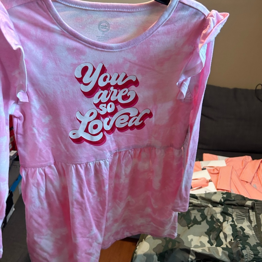 Pink Tie-Dye Kids Shirt